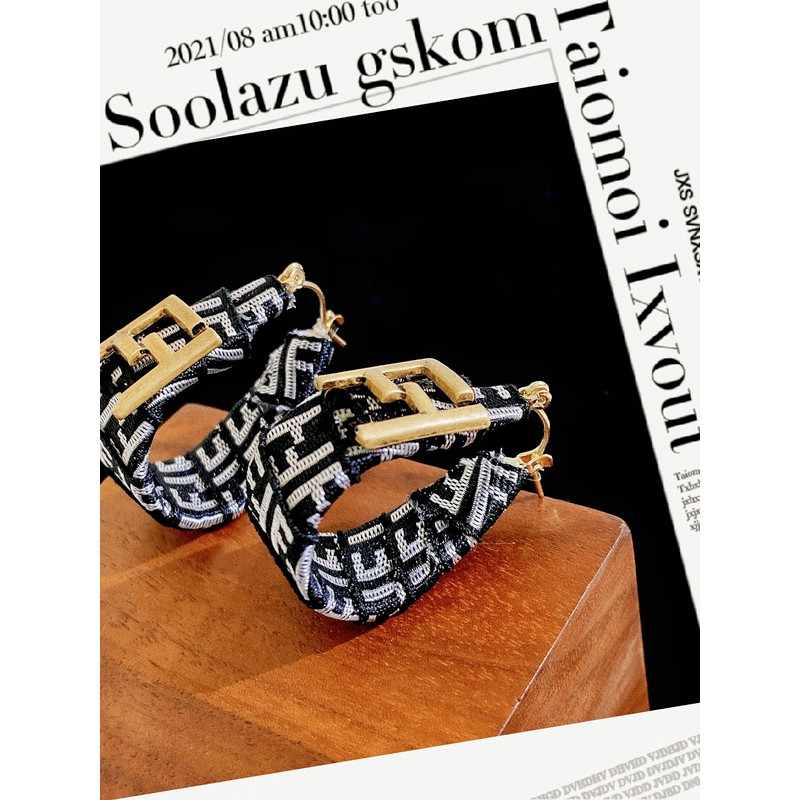 GAUEIOUR FF Earrings,Luxury and Luxurious FF, Earrings with Goddess Style