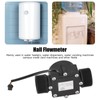 YF‑DN32 G1.65in Industrial Flow Meter Pipe Water Flowmeter Counter Hall