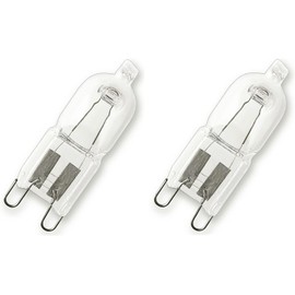 Osram Pack of 2 Halopin 66748 48 Watt G9 Halogen Pin, Dimmable, 230 V, Warm White, 740 Lumens, Halogen Bulbs, Pin Base Lamp