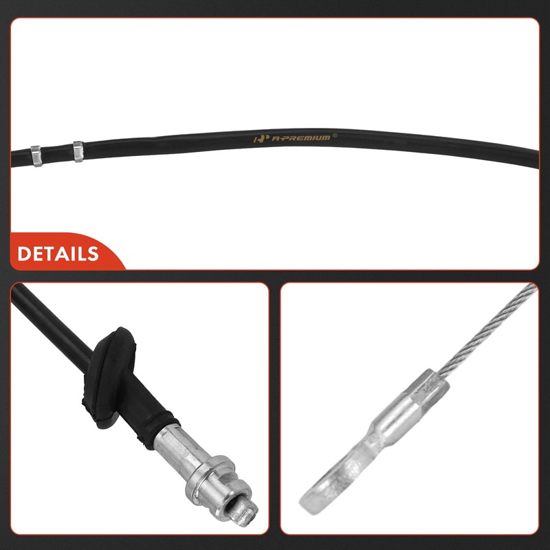 A-Premium Front Side Parking Brake Cable Assembly Compatible with Toyota