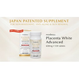 Mosbeau Placenta White Advanced650mgx120tablets モスビュープラセンタホワイトアドバンス
