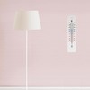 Lantelme Outdoor Thermometer, Indoor Thermometer, 20 cm, Plastic White Black