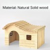 Guinea Pig Wood Hideout Hut with Window Small Animal Wooden