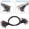 25 LURE WIRE TRACES spinning pike fishing swivel zander