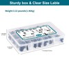 SATANTECH 272Pcs Flange Hex Bolts and Nuts Kit,M6 Bolt,M8 x1.25