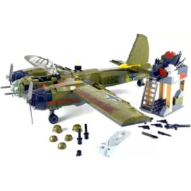 General Jim's Toys Iron Empire WW2 Air Bomber JU88 Building Blocks Toy Plane