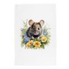 Purely Home Floral Mouse Tea Towel - Pet Animals &