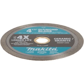 Makita E-02668 4-1/2" Diamond Blade, Continuous Rim, General Purpose