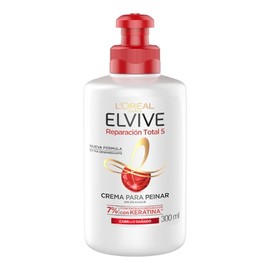 L'Oreal Paris Crema para Peinar Reparacion Total 5 Elvive, 300 ml