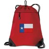 Texas Drawstring Backpack Bag Texas Flag Cinch Pack - UNIQUE