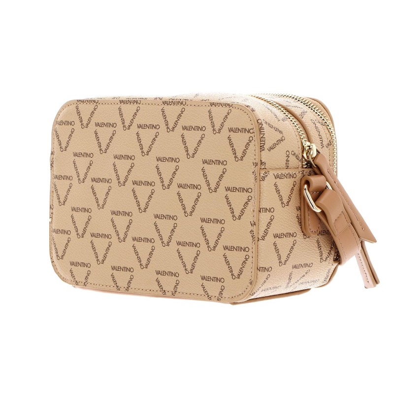Valentino Liuto Women's Camera Bag / Shoulder Bag Beige Faux