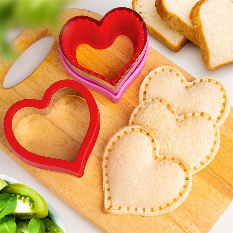 Heart Cookie Cutter Set, 8 Pieces Valentines Day Heart Cookie