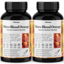 Earthville Moro Orange Blood Orange Extract 500mg 60 Veggie Capsules / 어스빌 모로오렌지 블러드오렌지 추출물 500mg 60베지캡슐