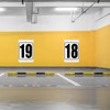 8 x 12 inch Reflective Parking Lot Number sign Aluminum