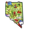 ARTWOOD MAGNET - NEVADA STATE MAP