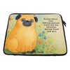 Mr. & Mrs. Panda Notebook Tasche Mops Design 20 x
