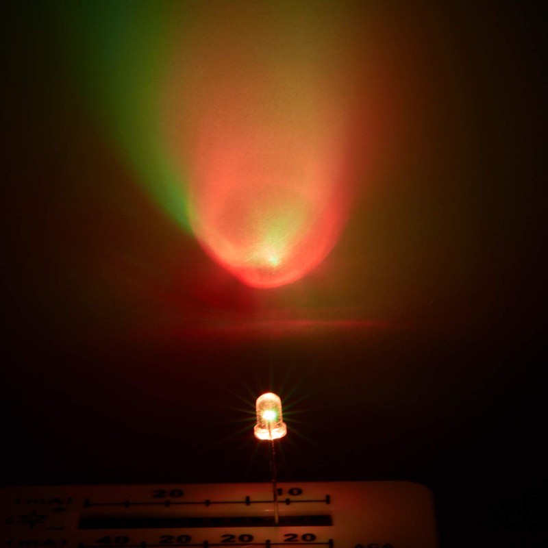 Chanzon 100 pcs 3mm RGB Multicolor Fast Blinking (Multi Color
