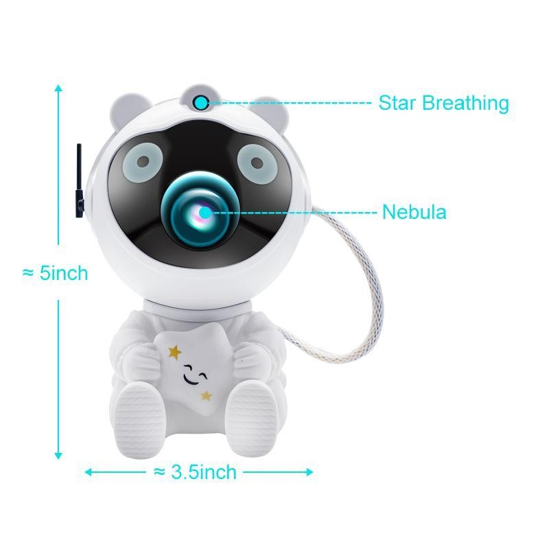 WEDEESUN Astronaut Galaxy Projector Star Projector with Timer and Remote