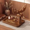 HonorHut Solid Wood Key Tray Farmhouse Wooden key Dish Bowl