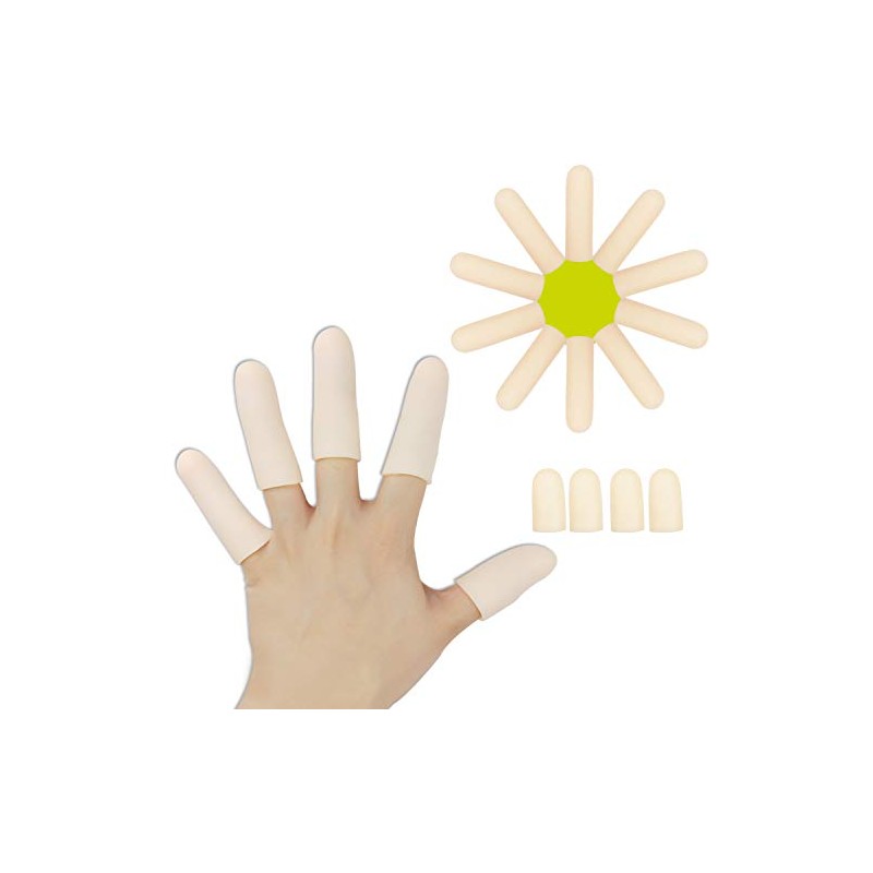 Gel Finger Cots, Finger Protector Support(14 PCS) NEW MATERIAL Finger