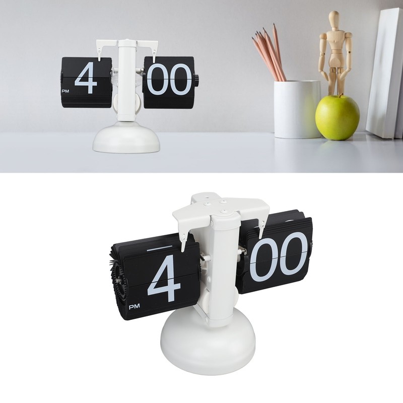 European Style Retro Digital Flip Down Clock 304 Stainless Steel