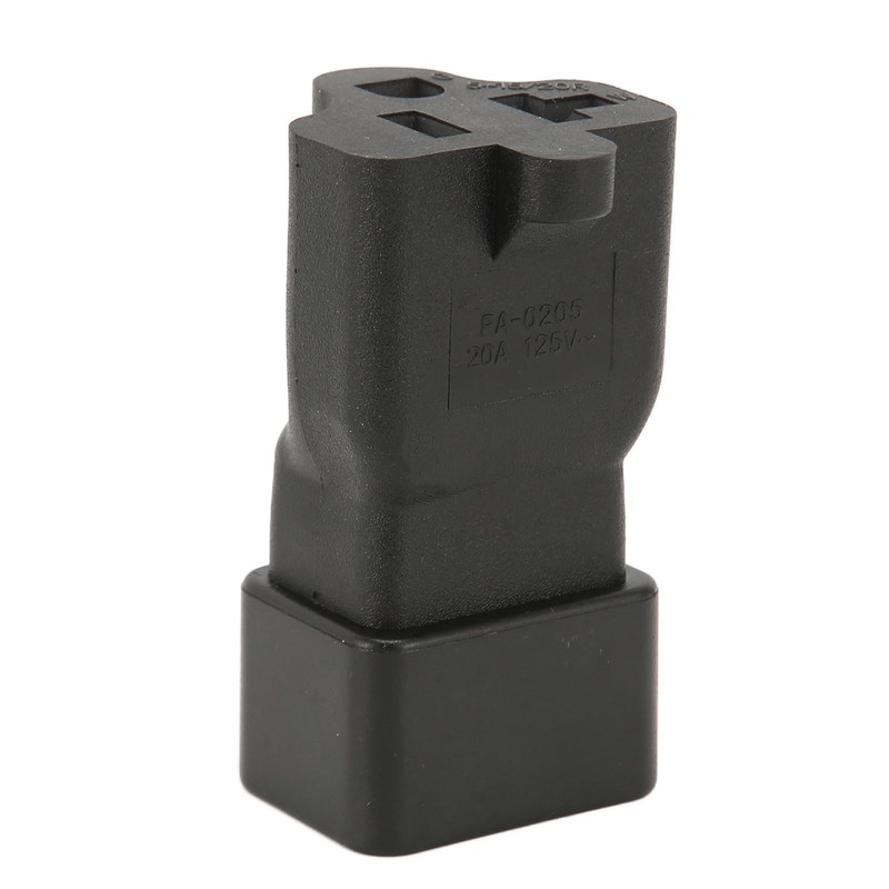 IEC320 C20 to Nema 5‑15 20R Power Adapter 20A C20