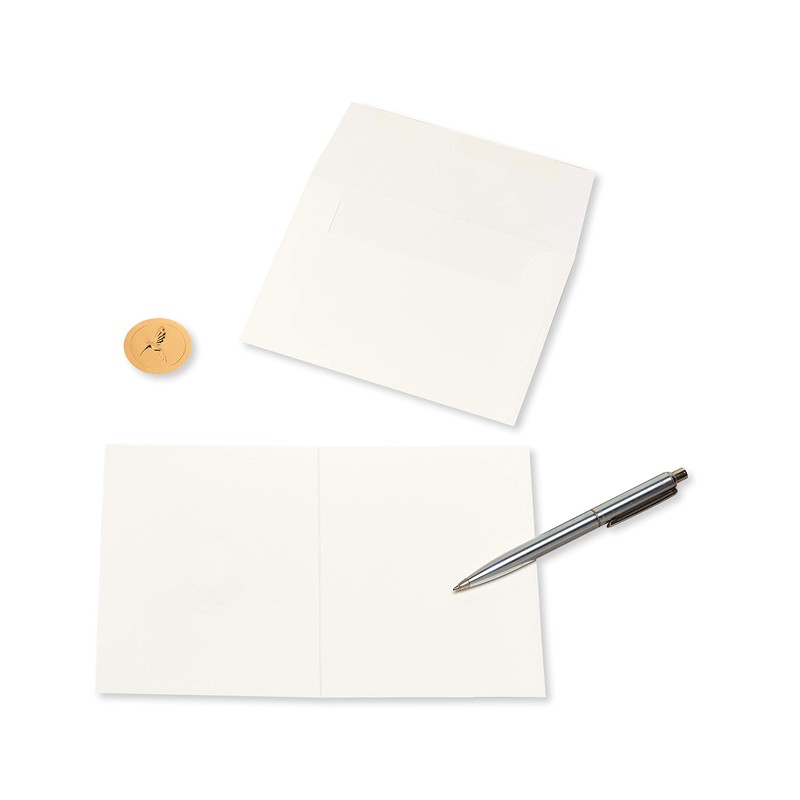 Papyrus Blank Thinking of You Card (Peacock)