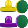 ONE250 Air Hockey Pushers and Purple Air Hockey Pucks, Goal