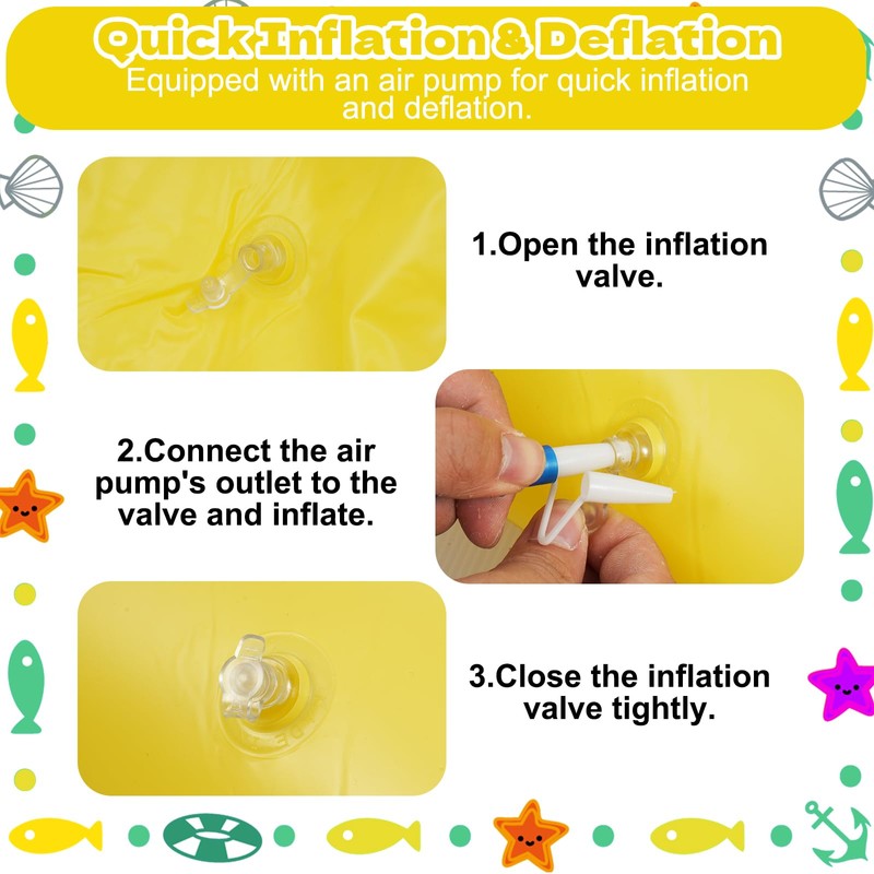 Floating Drink Holder for Pool (Yellow Mushroom)