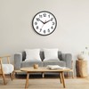 Rohioue 18 Inch Wall Clock, Modern Battery Operated Wall Clocks,
