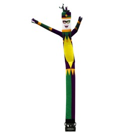 LookOurWay Jester Mardi Gras Themed 20-Feet Tall Air Dancers Inflatable Tube Man Attachment (No Blower)