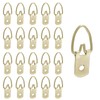 Coufce 100 Pack D Ring Picture Hangers, Metal Picture Frame