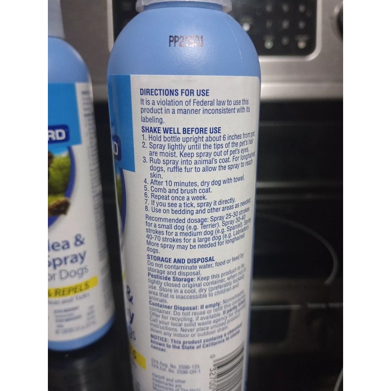 Hartz Ultra Guard Flea & Tick Spray For Dogs 8oz.