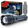 Weoxi Super Bright Rechargeable Flashlights 2400.000 High Lumen, Powerful LED