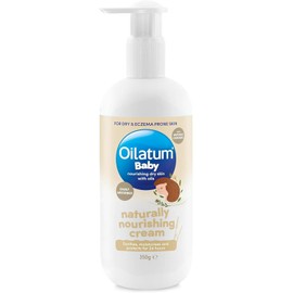 Oilatum Baby Naturally Nourishing Cream, Enriched with Natural Oatmeal, Provides Relief and Hydration for Up To 24 Hours, For Dry, Itchy and Eczema-Prone Skin, Suitable to Use from Birth, 1 x 350g