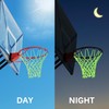 Upgraded Outdoor Glow-in-The-Dark Basketball net - Heavy 12 Circle Standard