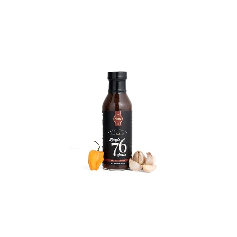 Lucy's 76 Sauce by Saint Lucifer Spice Co, 12 oz.
