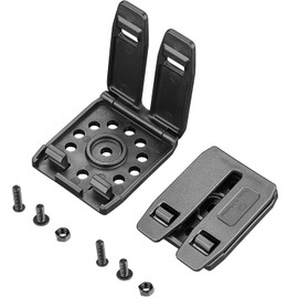 GUN & FLOWER MOLLE Adapter 2-Pack – Compact Gear Mount for Holsters, Mag Pouches, Knives, Flashlights – Fits Belts, Tactical Vests, Backpacks – High Strength Nylon, Gearwheel Compatible