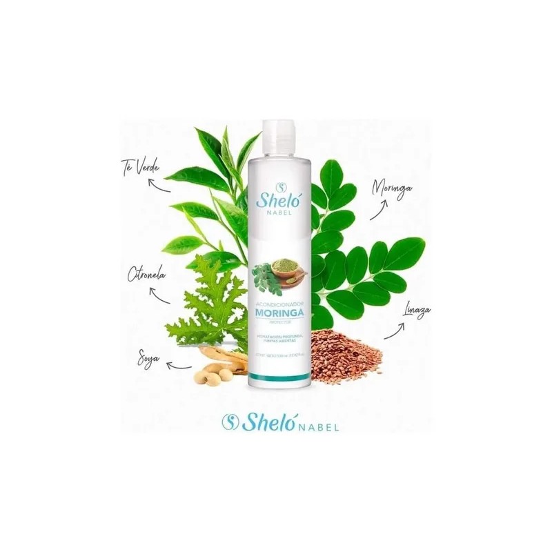 Shampoo Moringa Protector Hidrata Y Repara, Sheló Nabel