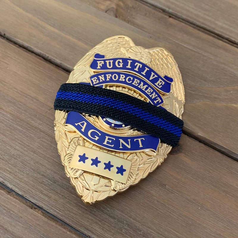 Mourning Bands for Badges - Thin Blue Line Mourning Bands