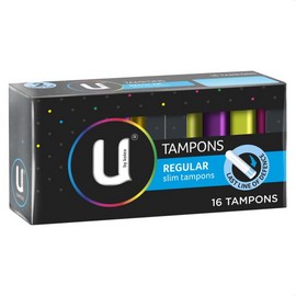 Kotex U by Kotex Slim Tampons Regular 16 Pack