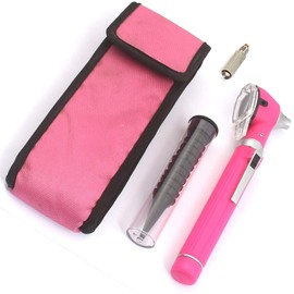 OdontoMed2011® Mini Otoscope Fiber Optic Examination + Free Bulb (Pink)