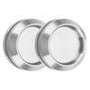 sourcing map 2PCS Round Shower Glass Sliding Door Handles, 304