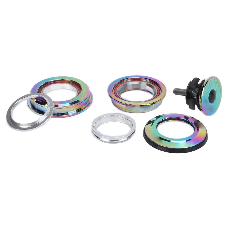 LeBycle Mountain Bike Headset Road Bicycle Double Bearing Headset 28.6x44‑50.6x30mm