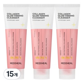 Mediheal Collagen Tight Glow Cleansing Foam, 15 pieces, 120ml / 메디힐 콜라겐 탱글결광 클렌징폼, 15개, 120ml