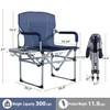 SHALLWE Oversized Director Chairs No Assembly, Heavy Duty Folding Chair