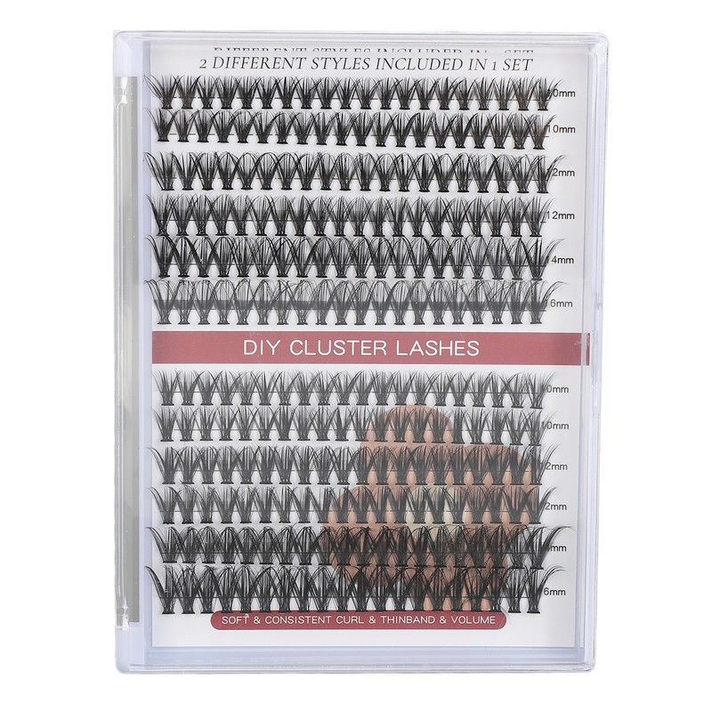 240 Clusters 30D 40D 10‑16mm False Eyelashes Soft ​Dense Hair