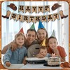 Oudain Western Cowboy Birthday Party Decoration, Happy Birthday Banner double