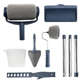 DAWRIS 7 Pcs Roller Sets for Painting, Paint Rollers and Trays Sets, Extendable Paint Roller Set, Paint Tray, Paint Stirrer, Paint Brush and Roller Set, Decorating Tools for Painting Walls, Ceilings