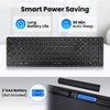 Bnnwa Wireless Bluetooth Keyboard, 3-Device Free Switching (2.4G+BT), Ultra-Slim Compact